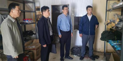 后勤保障处开展防汛备汛专项检查